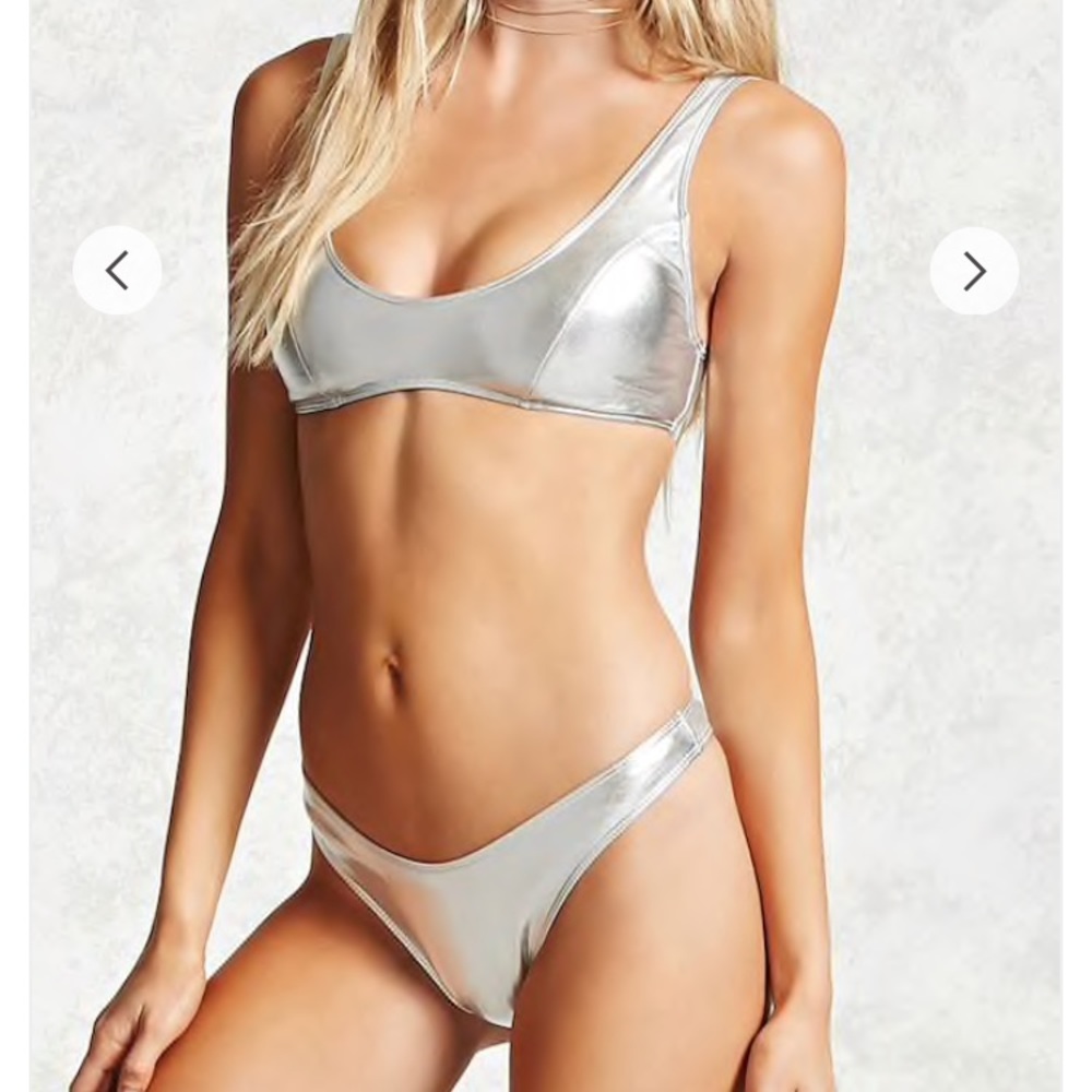 Forever 21 bikini high waisted swim suit